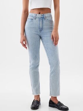 GAP High Rise Vintage Slim Jeans Light Wash 14/26